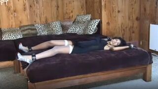 PKF porn shows two men dominating an adorable brunette