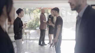 BDSM slave hardcore tale rich man lures homeless woman into dungeon