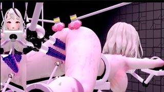 3D Hentai BDSM Unleashes Mechanical Power Over Bound And Oiled Figures