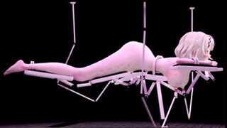 Порно Hentai BDSM Combines Restraint Oil And Relentless Machine Driven Submission