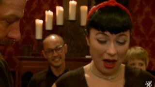 BDSM Private Party Explodes With Slaves Bondage Oral Play And Relentless Lust